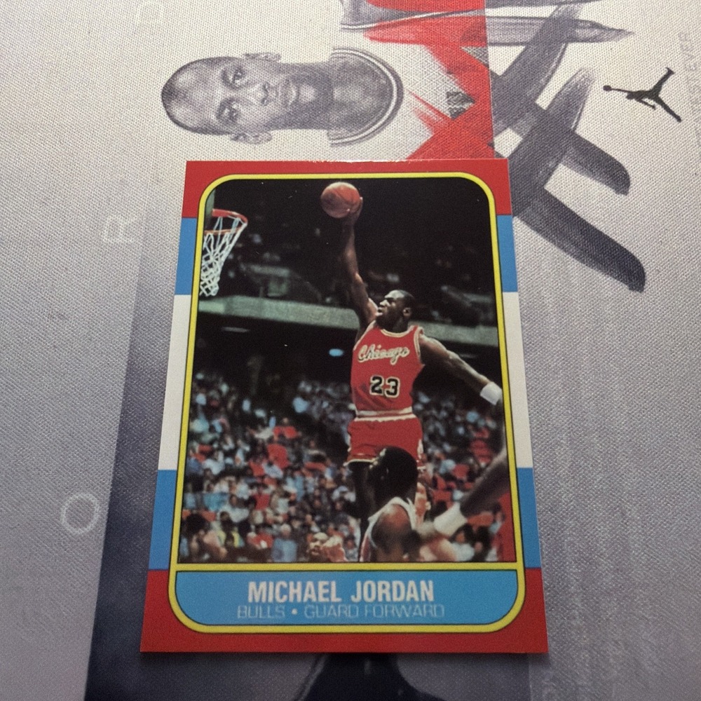 1994/95 Star Michael Jordan 1986 Topps ROOKIE Reprint #1 of 10,000 MINT